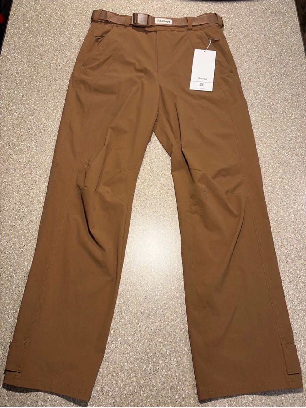 NWT Halfdays Bastille Trail Pants Hiking Women’s XL Nuthatch Brown $135
